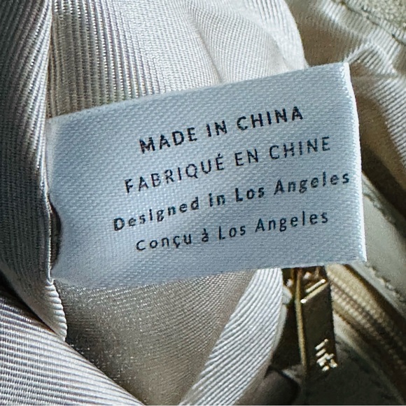 Anthropologie The Brigitte Satchel by Melie Bianco Ivory Pattern NWOT - Picture 14 of 17